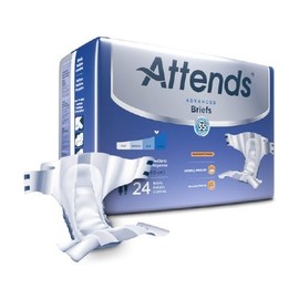 Attends Advanced Adult Incontinence Brief M Heavy Absorbency Contoured, DDC20, Severe, 24 Ct