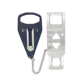 Portable Door Lock, Extra Lock for Additional Privacy and Safety in Apartment Home, Protect Family Security and Prevent Unauthorized Entry in Traveling, Home, Bedroom, Hotel, Apartment. (Black)