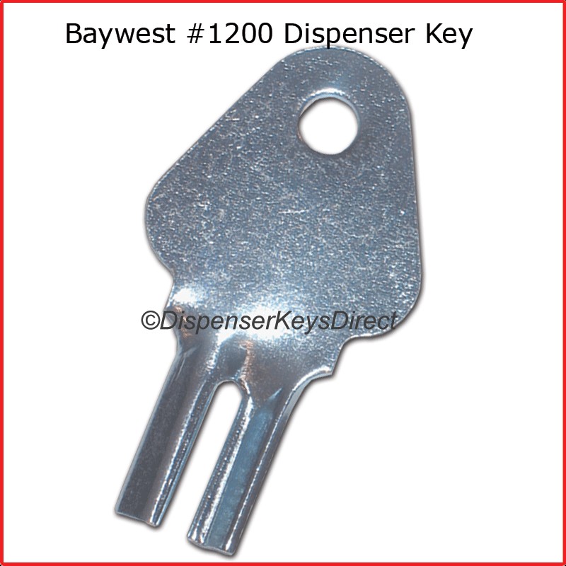 Baywest, - Cascade Baywest #1200 Dispenser Key for Paper Towel,