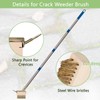 mcwdoit Crack Weeder Tool, Crevice Weeding Moss Brush with 2