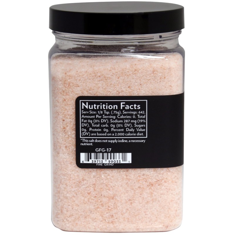 Evolution Salt Co. Gourmet Pink Himalyayan Salt, Fine, 17 oz