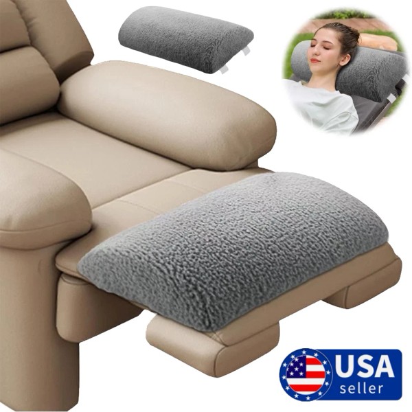 Unbranded Recliner Leg Rest Cushion Sofa Footrest Pillow with Cover