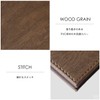 Menu Book, Hardcover, Wood, 8 Pages (4, 8 Sides) A4