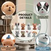 Gaomumu 12PCS Mini Cute Puppy Figurines, Resin Cartoon Dog Ornaments,