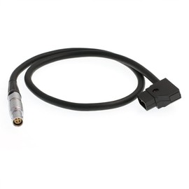HangTon D-Tap Female 4 Pin Flexible Power Cable for Canon C300 Mark II C200