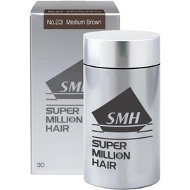 Super Million Hair 1.1 oz (30 g) (No.23 Medium Brown) for Thin Hair Loss, Adia & Gray Hair, Hair Growth Powder, For Hair, Scalp, Parting, Hairline, Thin Hair Concealment