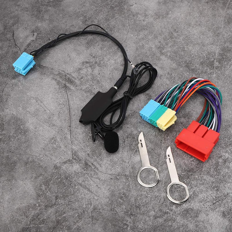 Akozon Electronic Accessories O Bluetooth Adapter with Car Stereo Speaker