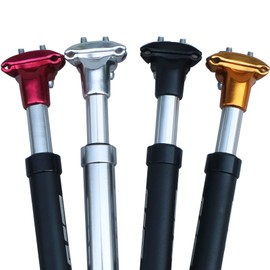 GANOPPER Seat Post Spring-Loaded 27.2 Saddle Suspension Bicycle Seat Post 27 2 Spring Seat Post Damping Coil Spring
