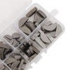 80Pcs Woodruff Key Assortment Stainless Steel Woodruff Key Set Half
