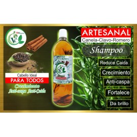 X4 Shampoo Tbvisana Crecimiento Romero, Canela, Clavo