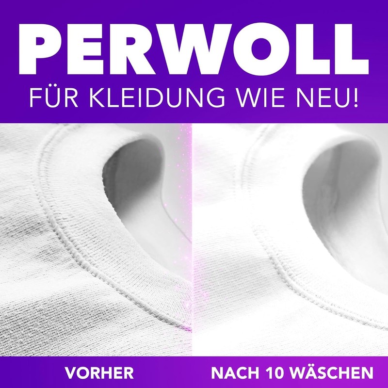 Perwoll Renew White (25 washes), Liquid Detergent For White Laundry,