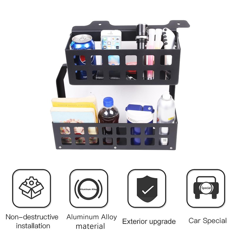 PIUGILH Trunk Storage Organizer Compatible with Land Rover Defender 110
