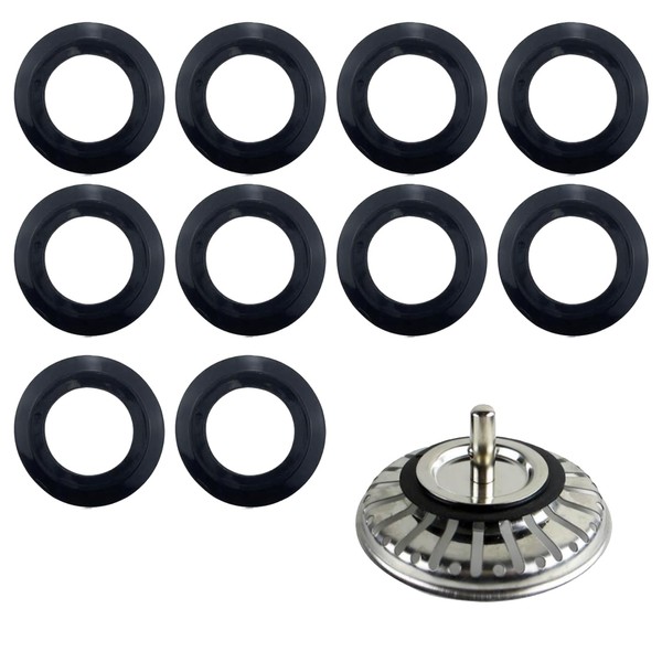 5 pcs sink plug rubber seal, bath plug seal, sink
