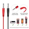 Cleqee 2PCS 4mm Banana Plug to Test Hook Clips Test