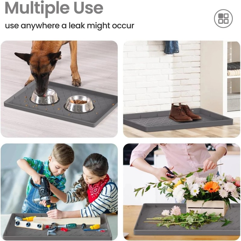 Unbranded 34" x 22" Silicone Under Sink Mat for Kitchen