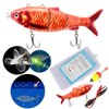 Robotic Swimming Fishing Electric Lures USB Rechargeable Lures Multi Jointed