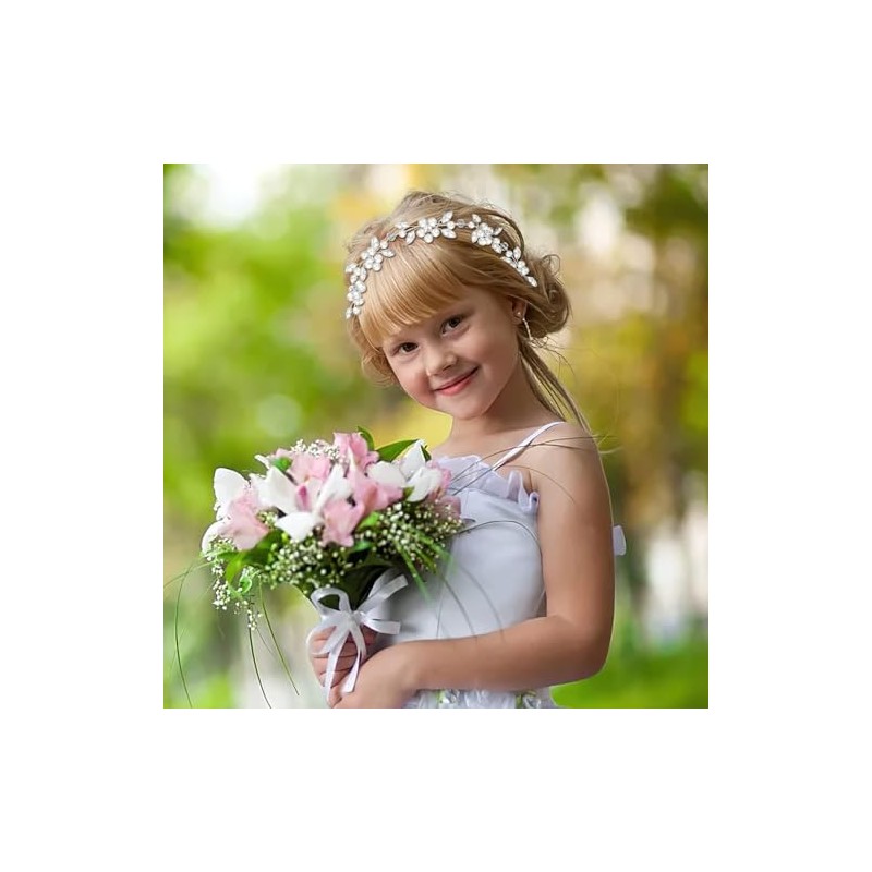 Mythya Bandas para el Cabello de Las Cristal Flores, Accesorios