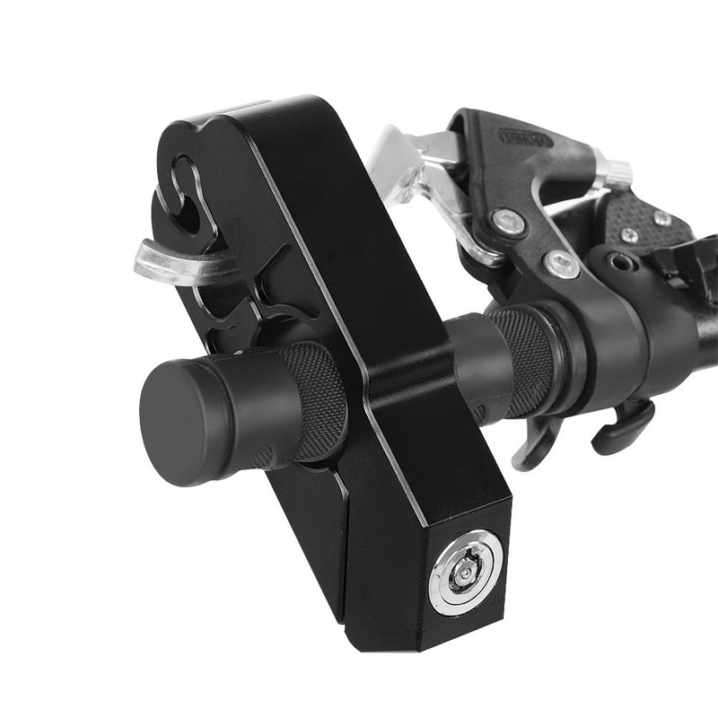 Motorcycle Grip Lock, Universal CNC Aluminium Alloy Motorbike Motorcycle Handlebar