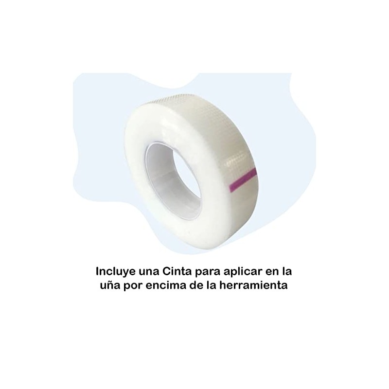 Universoenlnea.com Pack 32 Parches Corrector de Uas y Herramienta Correctora