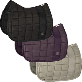 Eskadron Large Square Shiny Saddle Cushion - Black