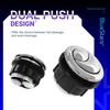 BlueStars Dual Push Flushing Toilet Water Tank Button Replacement with
