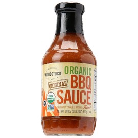 Woodstock Organic BBQ Sauce Original -- 18 oz - 2 pc