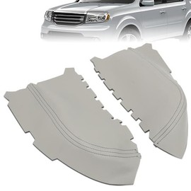 Leather Center Console Lid Armrest Cover Replacement Compatible with 07-14 Chevy Silverado Suburban GMC Sierra Yukon