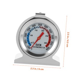 Ipetboom Stainless Steel Oven Temperature Gauge Accurate Thermometer for Baking Measures Compact Design for Easy Use and Storage Kitchen Tool for Delicious Cooking