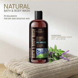 Jabón de baño líquido vegano 100% natural (2 unidades), pH equilibrado para piel sensible, gel de ducha natural no tóxico para hombres y mujeres, aloe