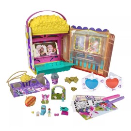 Polly Pocket Miniatura Popcorn Bucket Movie Theater Theme