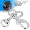 2pcs 80MM Diving 316 Stainless Steel Swivel Eye Snap Hook