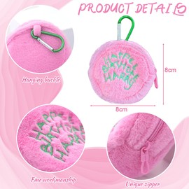 ROKZELT Münztasche, niedliche Münzbörse, kleine Kleingeldbörse, leichte, runde Tragetaschen und Geldbörsen mit Clip, für Harry-Fans,Geschenke zum Schulanfang, Kindertag, Geburtstagsgeschenk