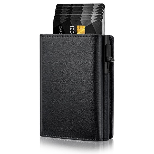 Wallet for Men,Smart Wallet with Pop Up Card Holder,RFID Blocking,9-14