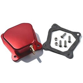 Billet Aluminum Valve Cover Red for Predator 212cc 196cc Non-Hemi GX160 GX200 Clone Engine,for Coleman CT200U BT200X CT100U Mini Bike KT196 Go Kart Baja Hisun Tillotson