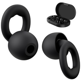 FEYCH Ear Plugs for Sleeping Noise Reduction Silicon Earplugs 6 Pieces with Storage Case 28dB Noise Cancelling