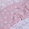 Sleepdown Duvet Cover Set, Blush Pink White, Single