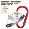 Combination Carabiner Clips,V-Resourcing Resettable 3 Dial Digit Combination Lock Carabiner