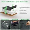 HOMOSTARRY 2 Pack Leather Front Car Seat Cover Bottom Only,