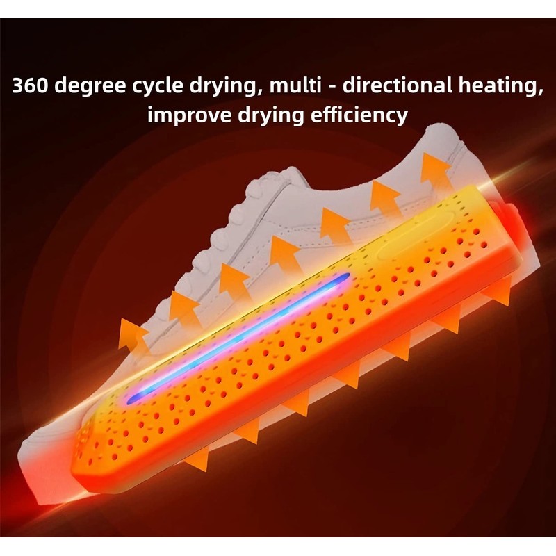 Shoe dryer-Portable, Three speed timing, intelligent constant heat, violet sterilization,