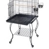 Mcage New 20-Inch Open Play Top Parrot Cage with Stainless