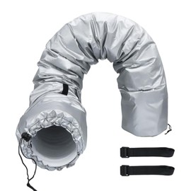 HUAREW - Funda aislante de manguera de CA portátil para tubo de manguera de escape de CA de 5 "/5.9" | Funda aislante para manguera de ai...