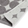 Francfranc Valet Set Face Towels, Dots, Gray, Set of 2,