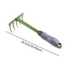 Generic Leaf Rake Weeds Puller Tool with Long Ergonomic Handle