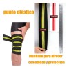 Vendas De Rodillas Muñequeras+straps Deportivas Gym 3 Par