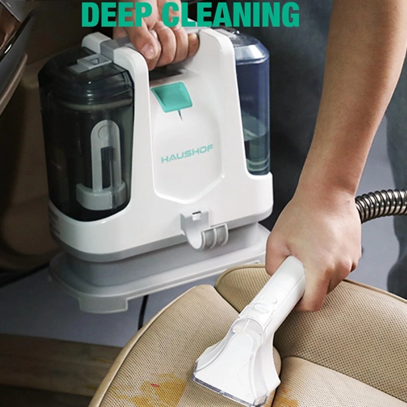HAUSHOF 400W Portable Carpet Spot and Upholstery Cleaners Handheld Deep