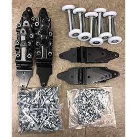 30 Pack Whiting Overhead Truck Door Repair Kit - Hinges + 2" Rollers + Hardware!