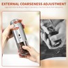 Automatic Gravity Salt and Pepper Grinder Set - Rechargeable &