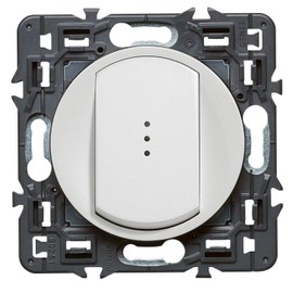 Legrand Céliane Simple Light Button Switch, 230V, white, 099506, 230V