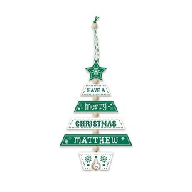 History & Heraldry Christmas Tree Decoration - Matthew 269800604 Wooden Hand Crafted