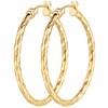Verniflloga 14K Gold Hoop Earrings for Women,Large14K Gold Earring Thick